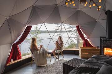 Фото номера Люкс-шатер - Купол Люкс-шатры Aurora Dome &amp; Glamping г. Муонио 23