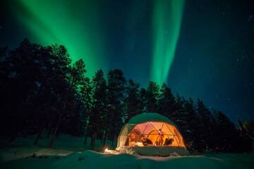 Фото номера Люкс-шатер - Купол Люкс-шатры Aurora Dome &amp; Glamping г. Муонио 33