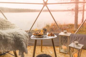 Фото номера Люкс-шатер - Купол Люкс-шатры Aurora Dome &amp; Glamping г. Муонио 30