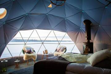Фото номера Люкс-шатер - Купол Люкс-шатры Aurora Dome &amp; Glamping г. Муонио 36