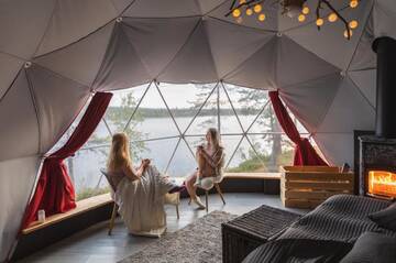 Фотографии Люкс-шатры Aurora Dome & Glamping г. Муонио (Финляндия) №1 Фото Люкс-шатры Aurora Dome & Glamping г. Муонио 1