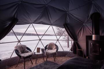 Фото номера Люкс-шатер - Купол Люкс-шатры Aurora Dome &amp; Glamping г. Муонио 10