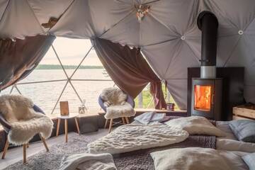 Фотографии Люкс-шатры Aurora Dome & Glamping г. Муонио (Финляндия) №2 Фото Люкс-шатры Aurora Dome & Glamping г. Муонио 2