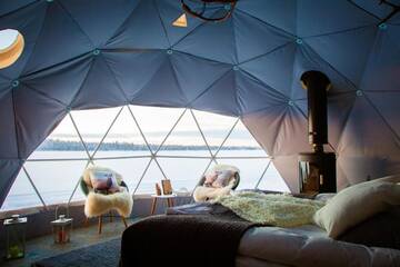 Фото номера Люкс-шатер - Купол Люкс-шатры Aurora Dome &amp; Glamping г. Муонио 12