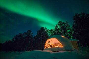 Фото номера Люкс-шатер - Купол Люкс-шатры Aurora Dome &amp; Glamping г. Муонио 37