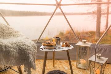 Фото номера Люкс-шатер - Купол Люкс-шатры Aurora Dome &amp; Glamping г. Муонио 21