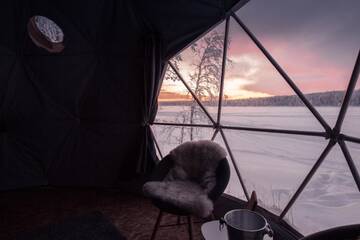 Фото номера Люкс-шатер - Купол Люкс-шатры Aurora Dome &amp; Glamping г. Муонио 19