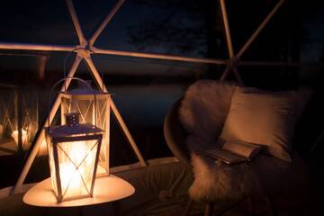 Фото номера Люкс-шатер - Купол Люкс-шатры Aurora Dome &amp; Glamping г. Муонио 16